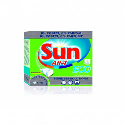 Таблетки для посудомоечных машин без фосфатов / SUN Professional All-in-1 Eco Tabs. 5уп x 100шт