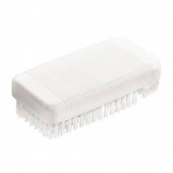 DI Nail Brush Premium White / Щётка ручная нейлоновая жесткая, белая *под заказ